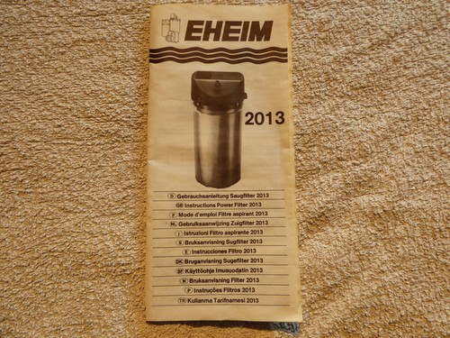 Eheim suction filter 2013 - eheim,